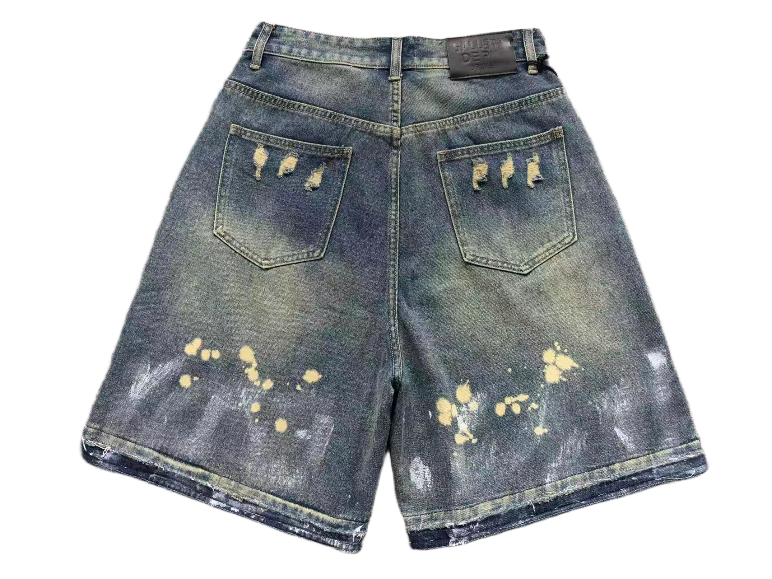 Drippy Summer Shorts — Painted Denim - Image 3