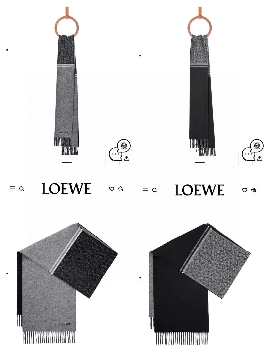 Loewe Anagram Scarf — Image 1