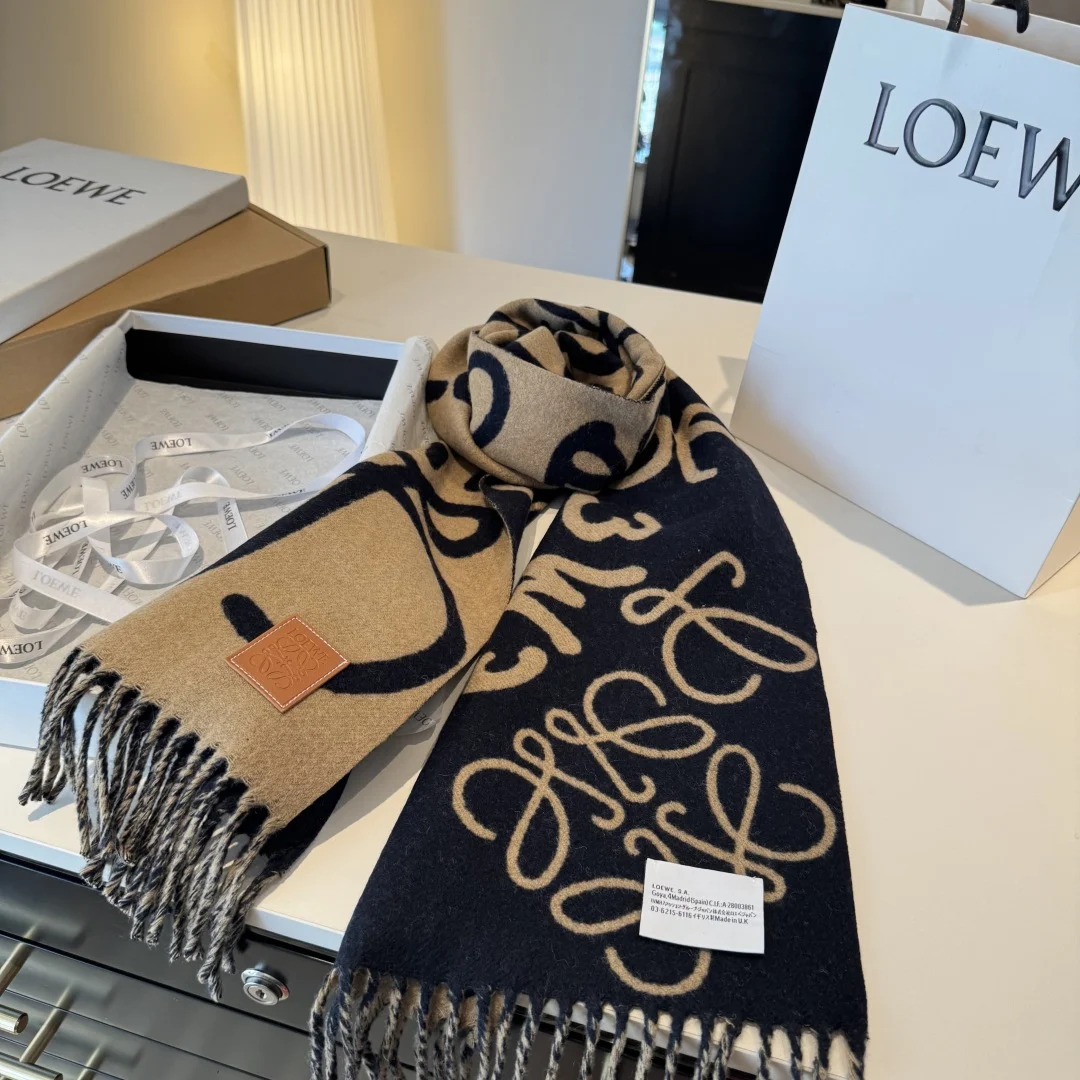 Loewe Anagram Scarf — Image 9