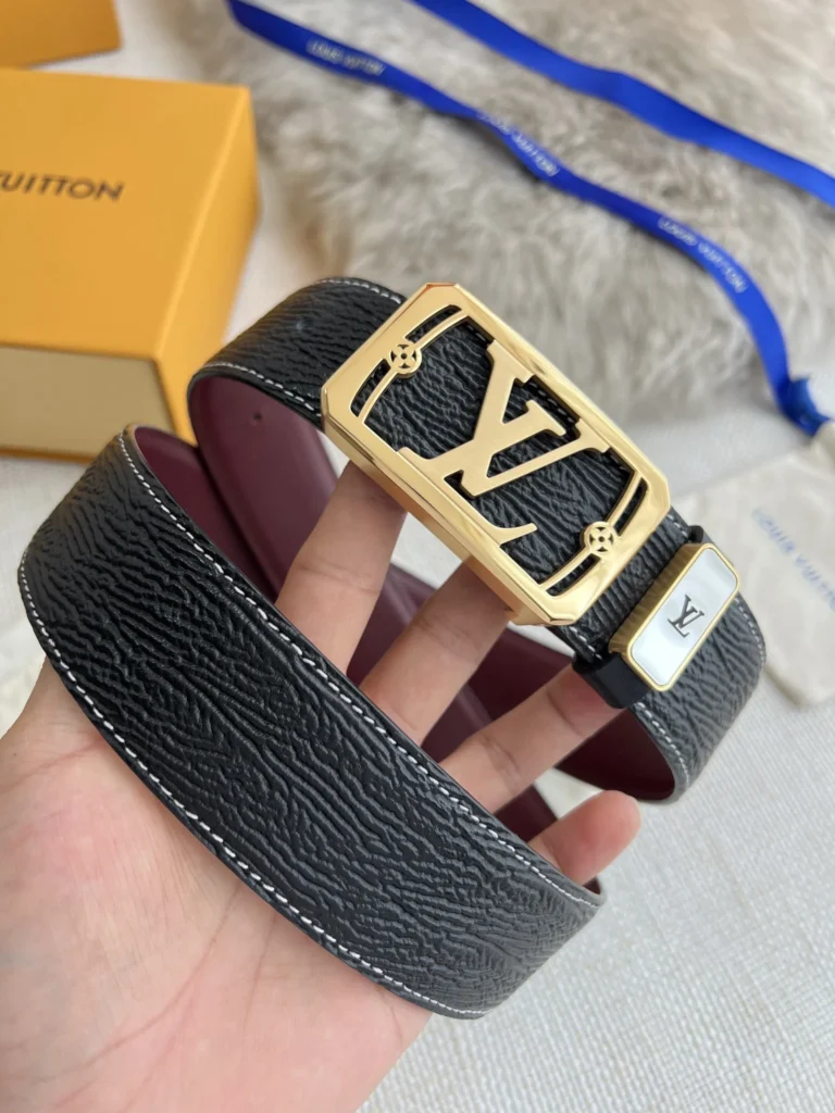 Louis Vuitton Belt - Burgundy | Ref 205459